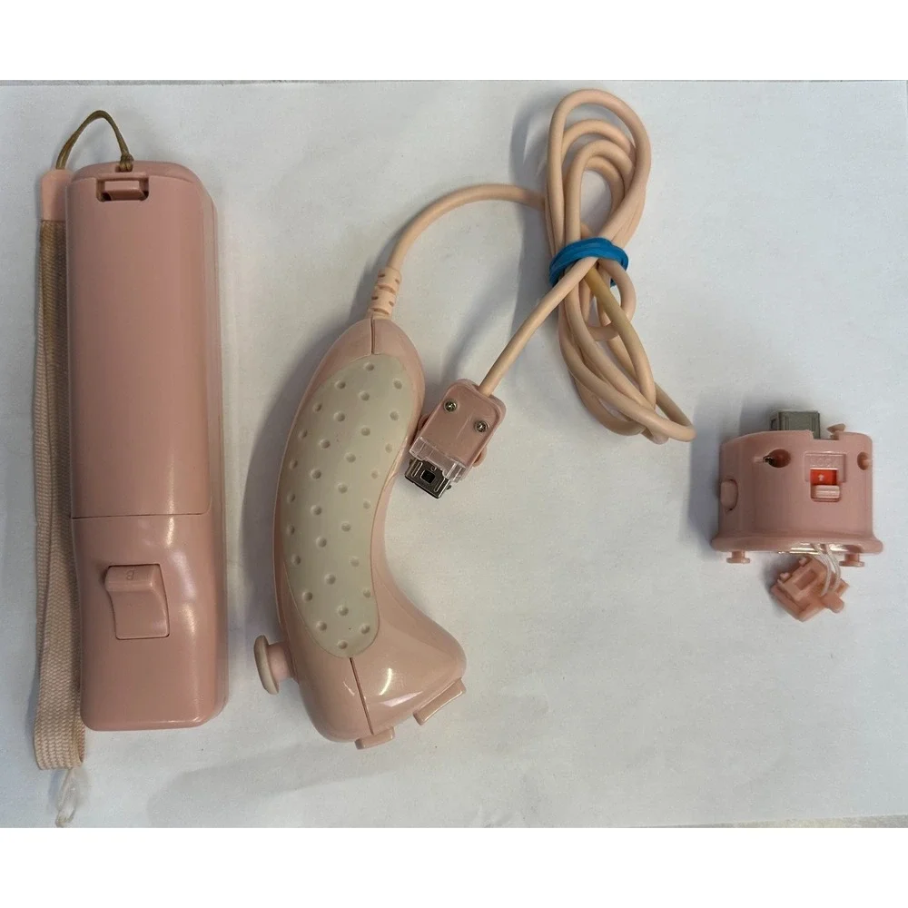 Polaroid Wii Wireless Remote Controller Pink Motion Plus USB Receiver Accessory